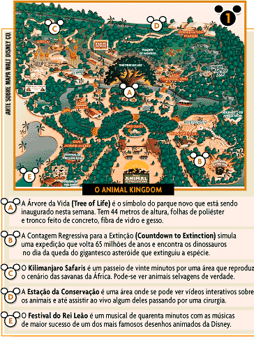 Mapa do Animal Kingdom