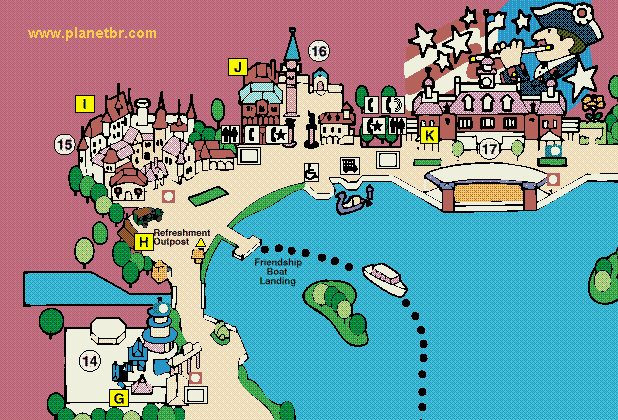 Mapa do Epcot